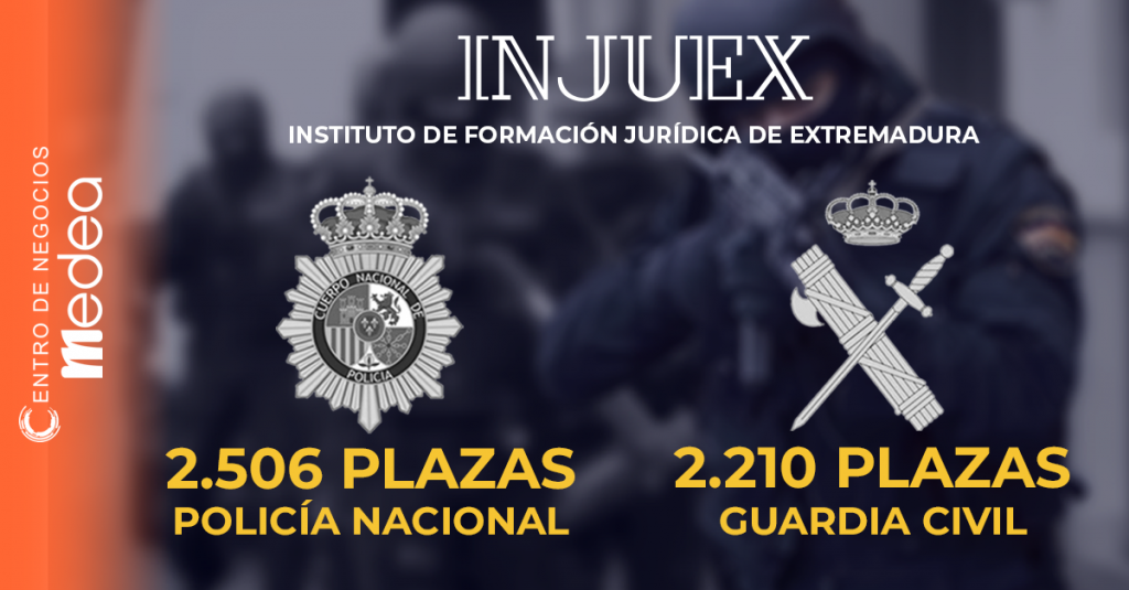 Oposiciones a Policía Nacional y Guardia Civil con INJUEX