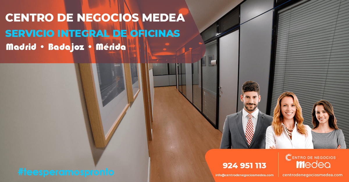 Servicio integral de oficinas en el Centro de Negocios Medea