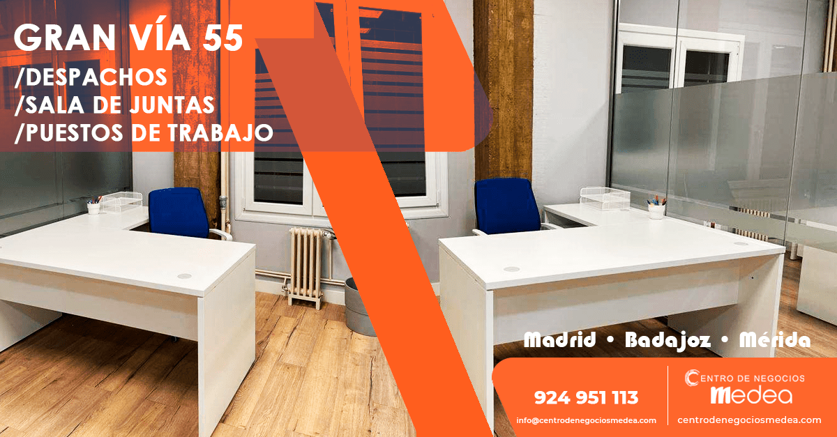 Gran vía 55 Centro de Negocios Medea